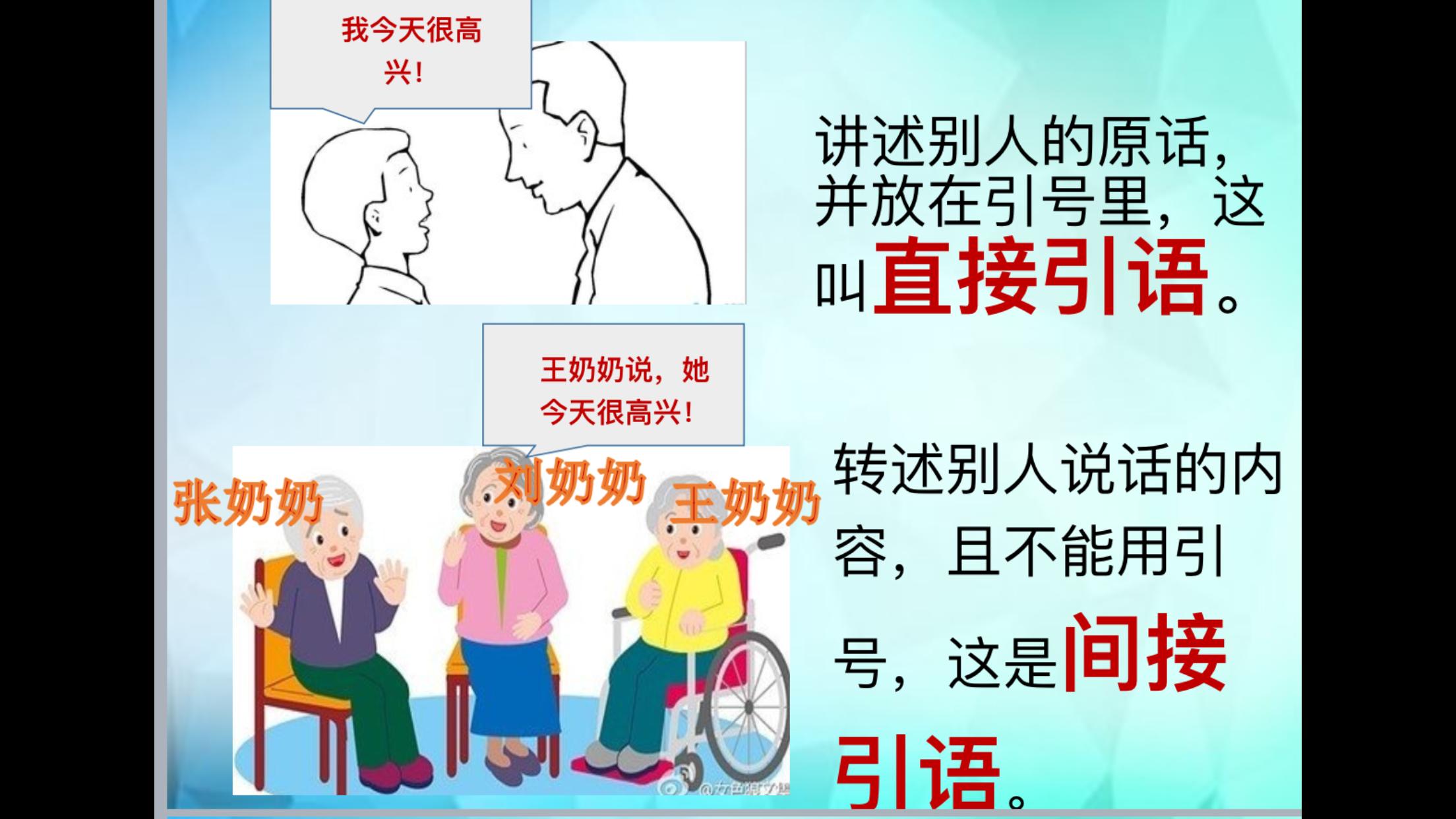 直接引语和间接引语讲解语文,语文直接引语变为间接引语的方法