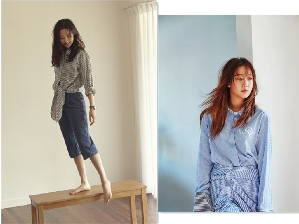 金高银穿搭分享,韩系淡颜系穿搭金高银