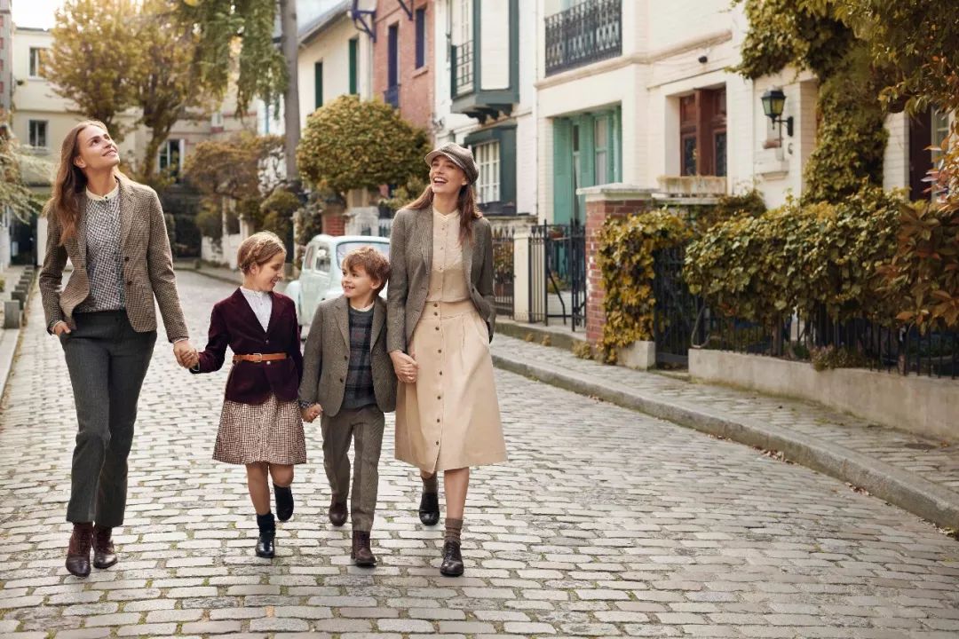 亲子装高级感一裙一衣,牛仔港风亲子装