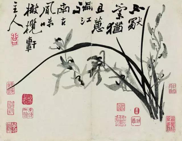 最漂亮的24尺写意兰花图片,最全历代名家兰花图看了还想再看