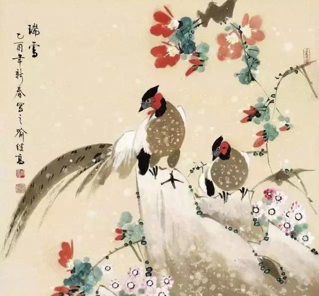 分享几组简单实用的写意花鸟画法,国画教程花鸟基本画法值得珍藏