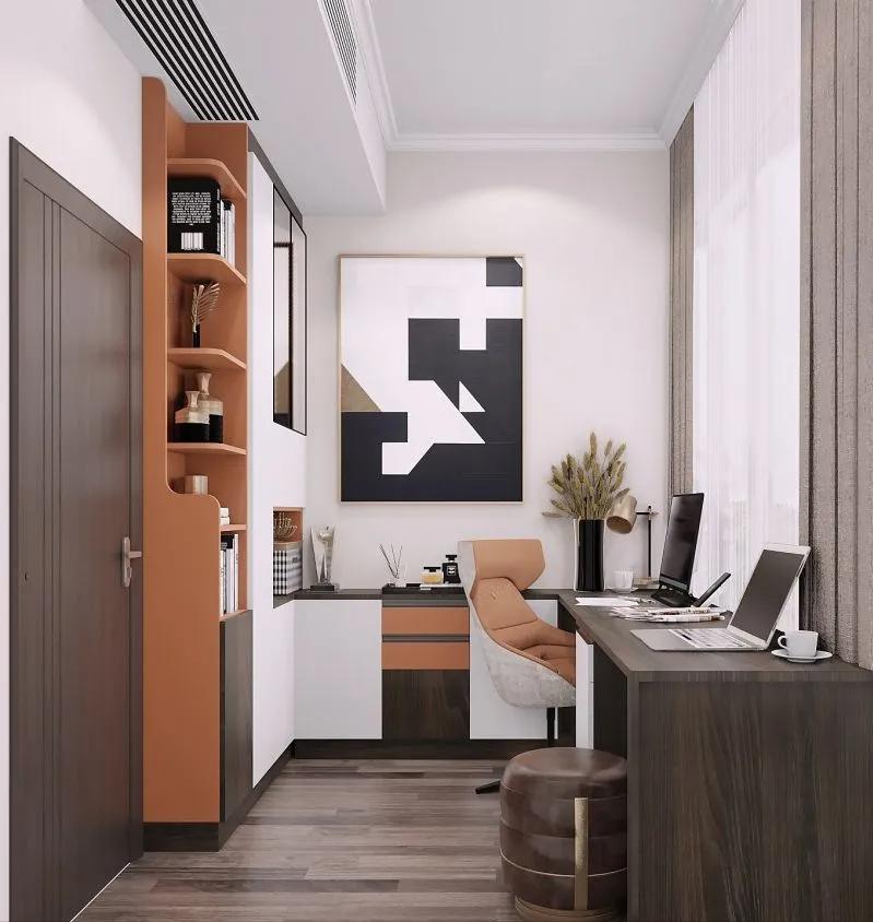 小卧室也能有小书房,不足7平米卧室书房设计