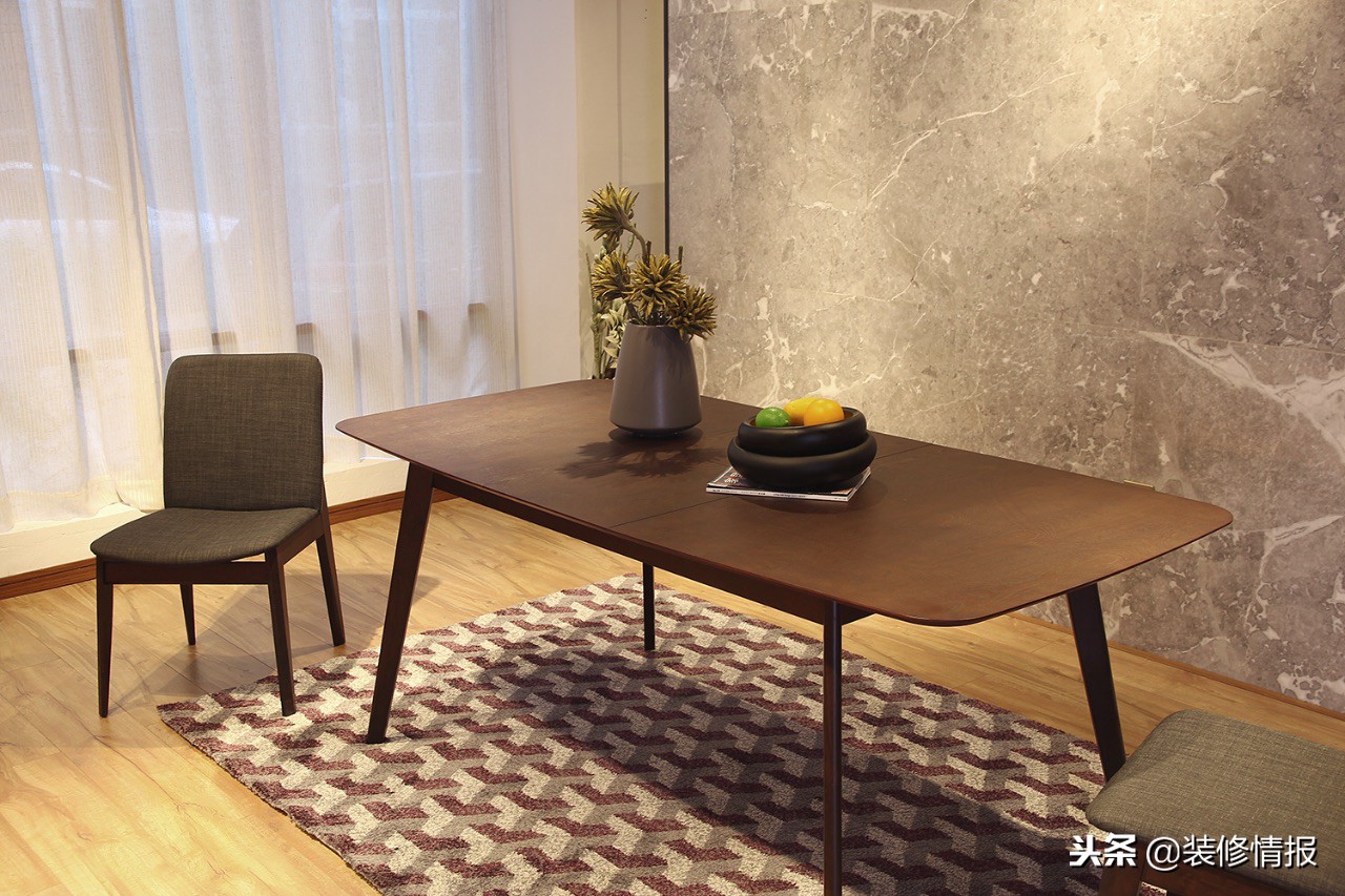 实木餐桌可伸缩圆桌大理石,实木餐桌折叠可伸缩旋转圆桌