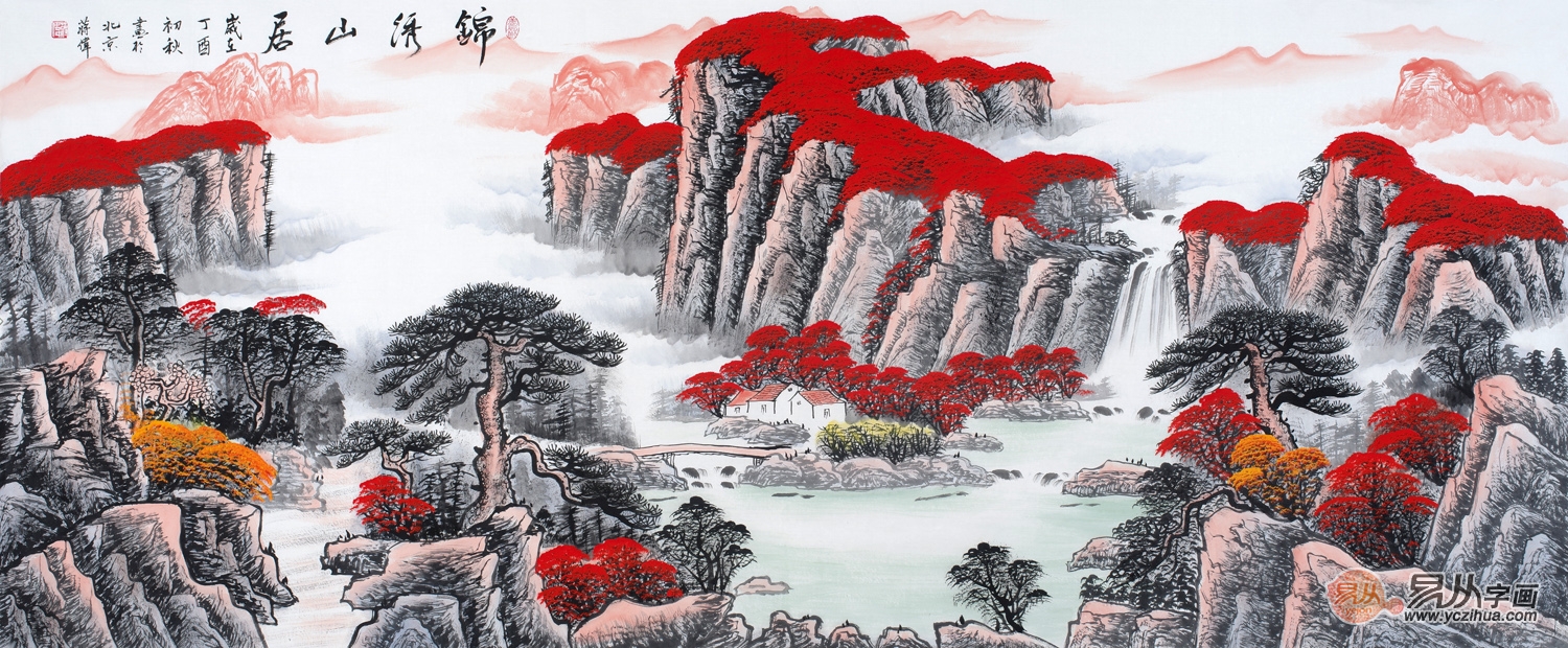 小户型客厅沙发背景墙画最新款式,当前流行的沙发背景墙画