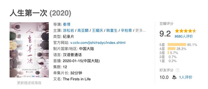 豆瓣9.2,看完这部纪录片,就像过了一生