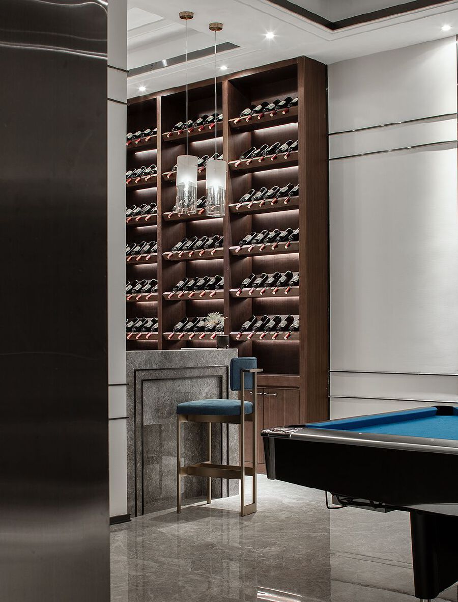 美观实用最新酒柜设计,室内装饰酒柜设计风格