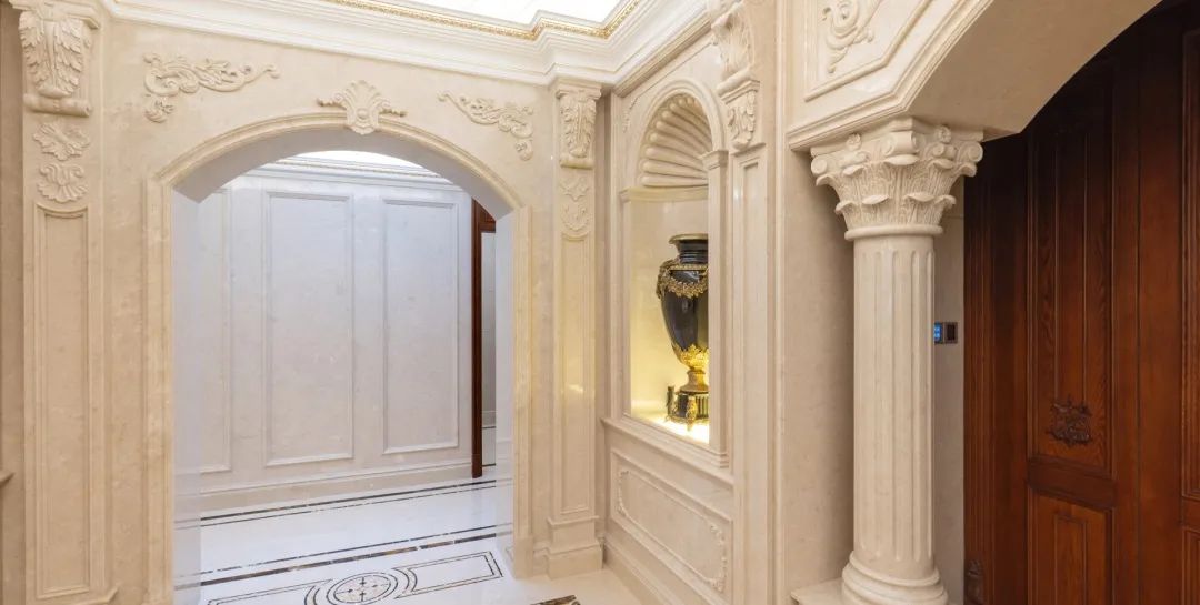 老矿莎安娜米黄石材,欧式别墅瓷砖