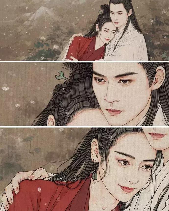 100张绝美古风女手绘简单铅笔,古风6-12岁手绘漫画人物超简单