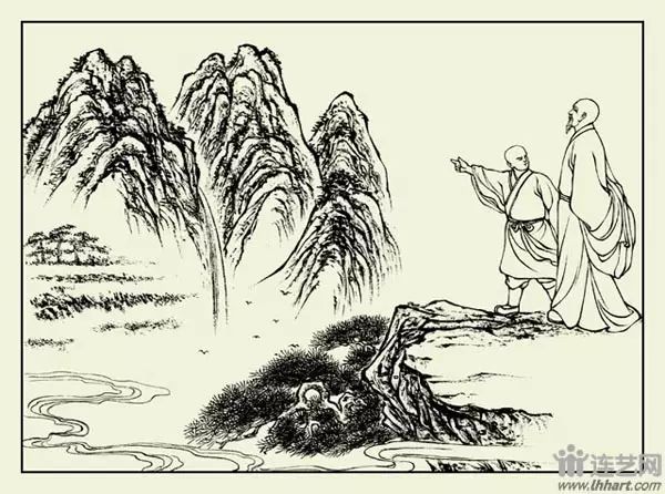 三国演义玉泉山显圣,三国演义连环画珍藏版上下两册