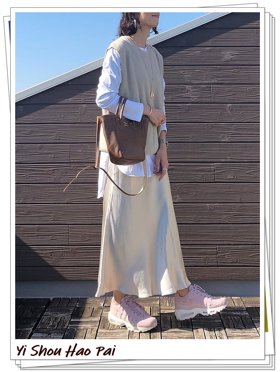 airmax配什么鞋好看,轻熟风搭配白色运动鞋