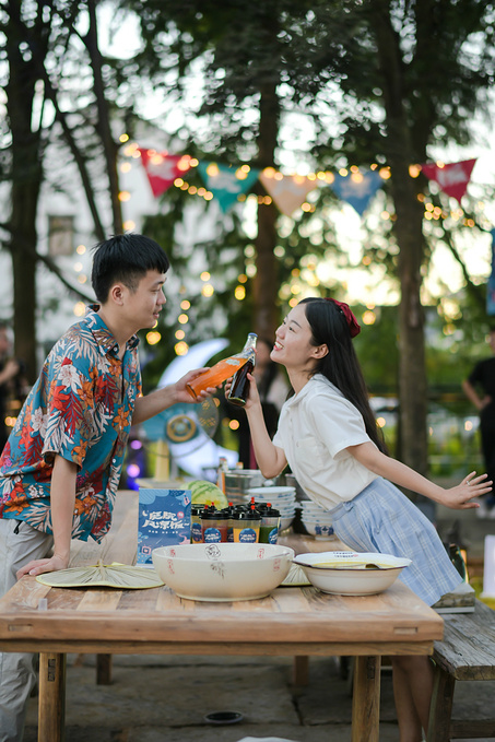 初夏品风凉饭，南北湖商玉客栈，推窗有山水