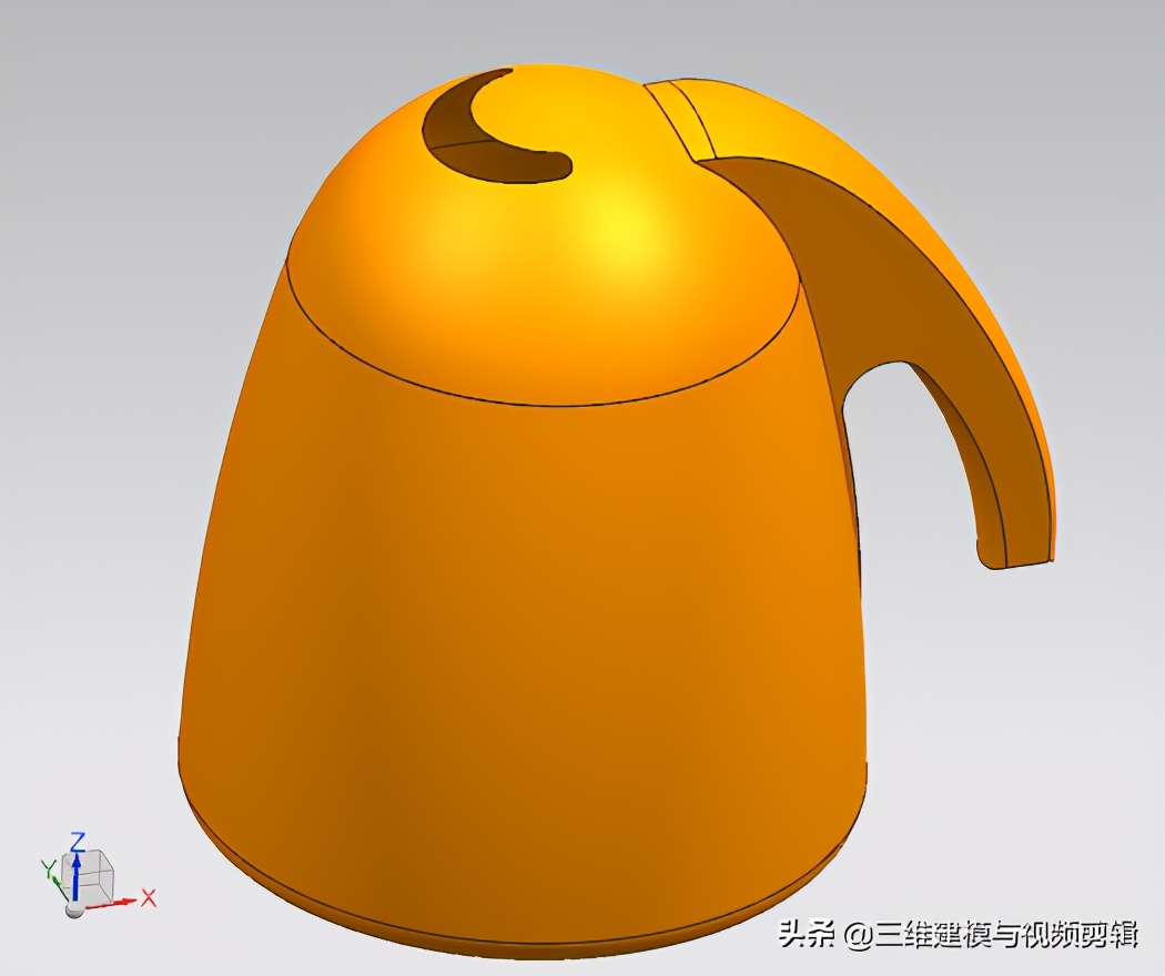 ug12.0咖啡壶实体建模,ug12.0曲面建模实例100例