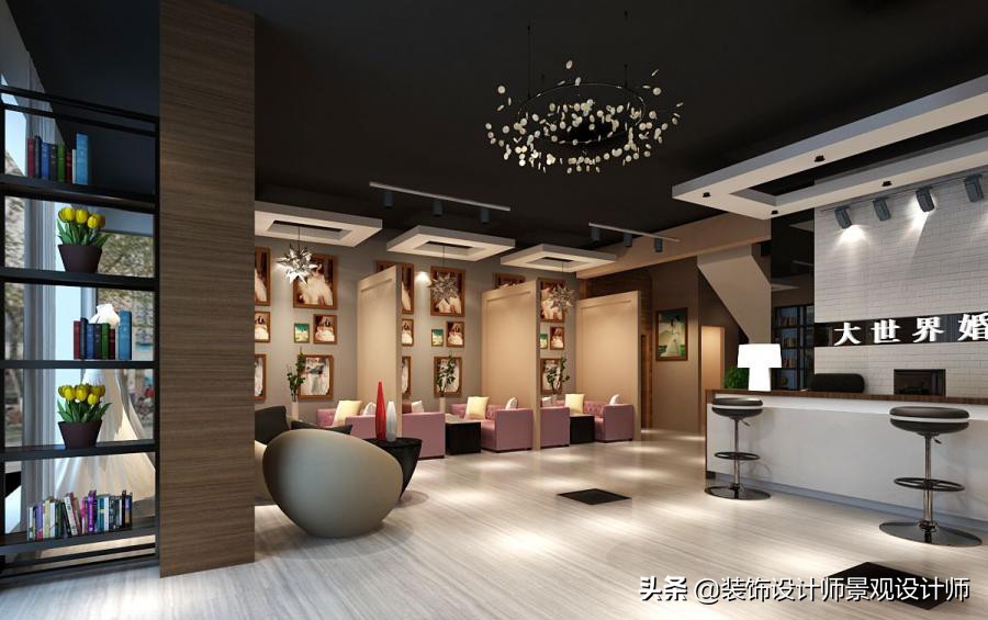 儿童影楼摄影实景布置,婚纱影楼设计功能分区