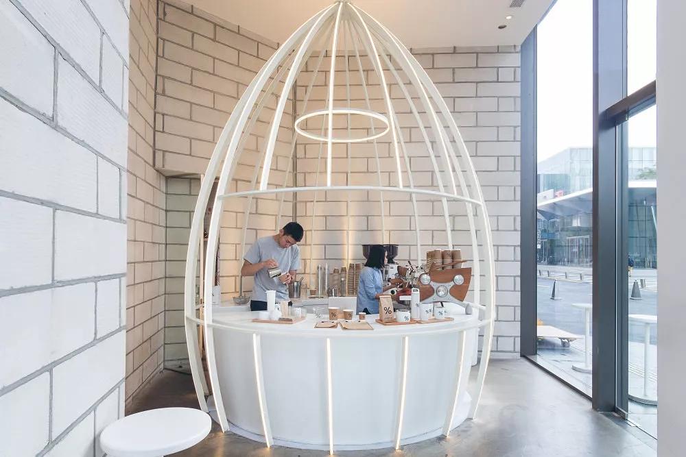 上海神秘咖啡品牌%Arabica，日本设计师青山周平、佐藤大亲自操刀