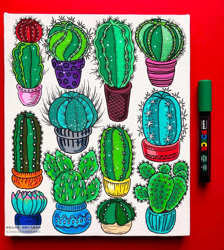 马克笔绘画背景简单,马克笔绘画简单素材