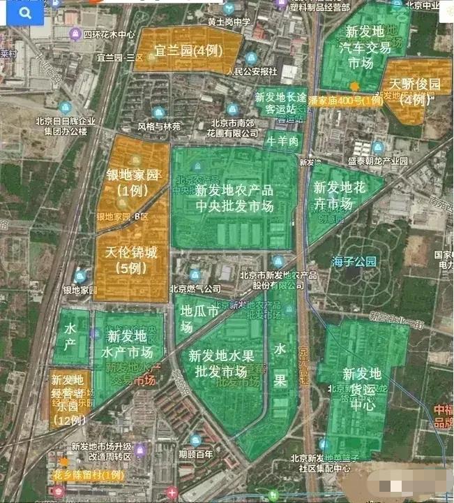 北京新发地是全国最大的市场吗,北京新发地有几个地方