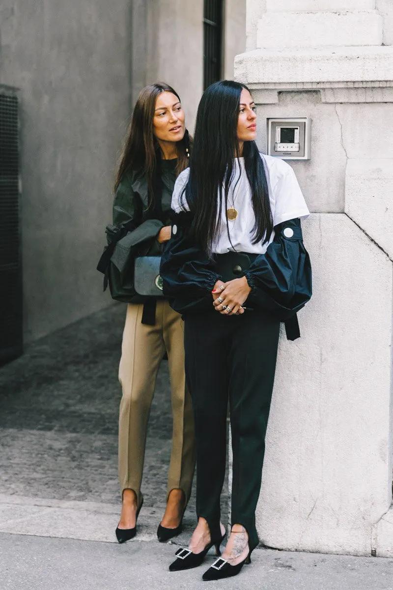 被嫌弃的踩脚裤翻身了！今年正当红