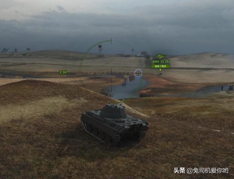 坦克世界闪击战黑豹2支援型中坦,坦克世界德系中坦黑豹逆天射速