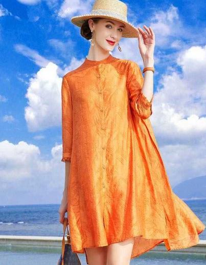 适合40岁女人的a字裙气质,特别有气质的裙子40岁的女人穿