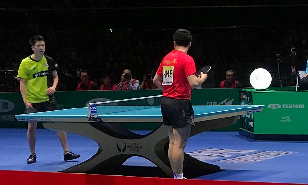 中国乒乓球男团蝉联冠军颁奖,中国乒乓球世界杯决赛