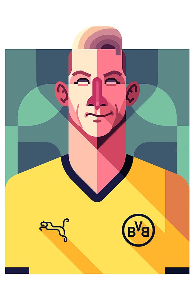 埃德蒙杜拉克插画作品,nba球星艺术插画