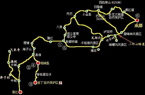 自驾游稻城亚丁攻略视频,成都到稻城亚丁自驾游最佳路线