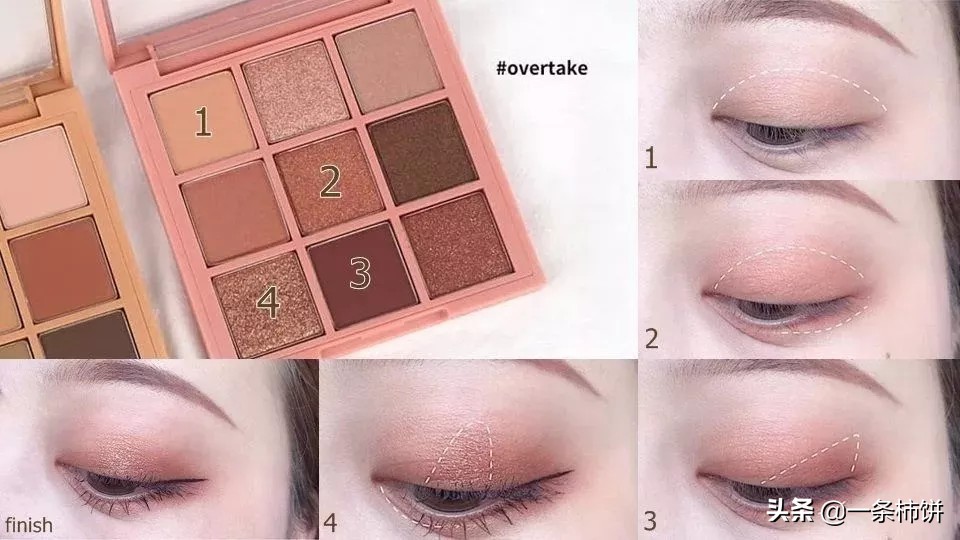 单眼皮不肿眼妆教程,肿单眼皮眼妆