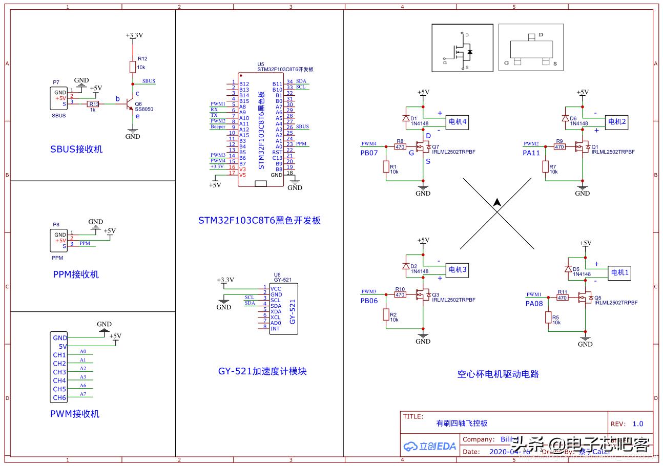 stm32f1n做飞控,stm32四轴飞控源码