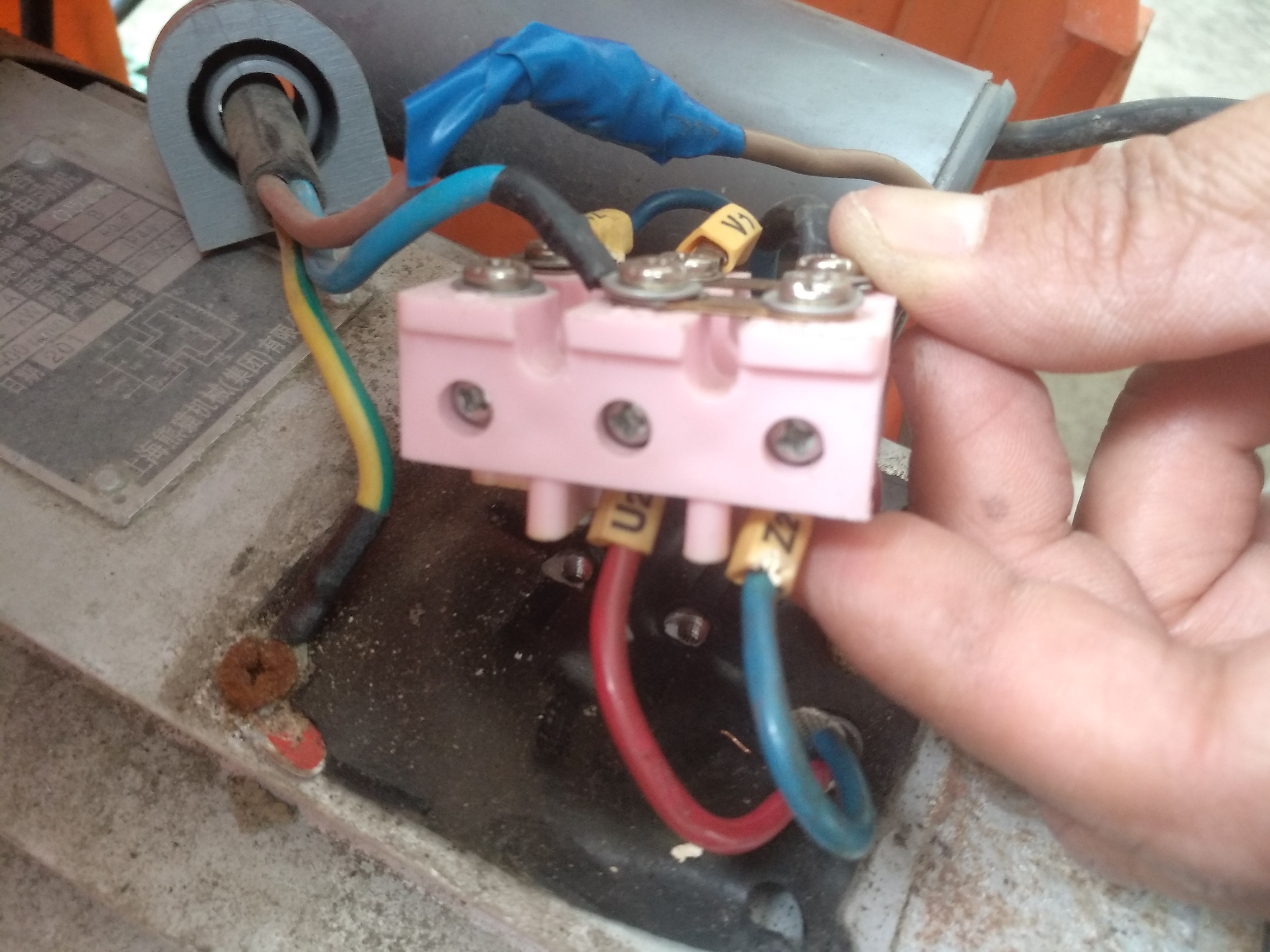 高压清洗机220v单相电容接线图,单相双值电容高压清洗机的电路图