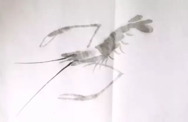 伍建丰画虾步骤图,画虾蟹的步骤图解