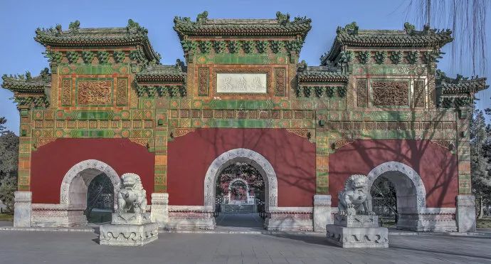 北京国子监琉璃牌楼,北京历史上的琉璃牌楼