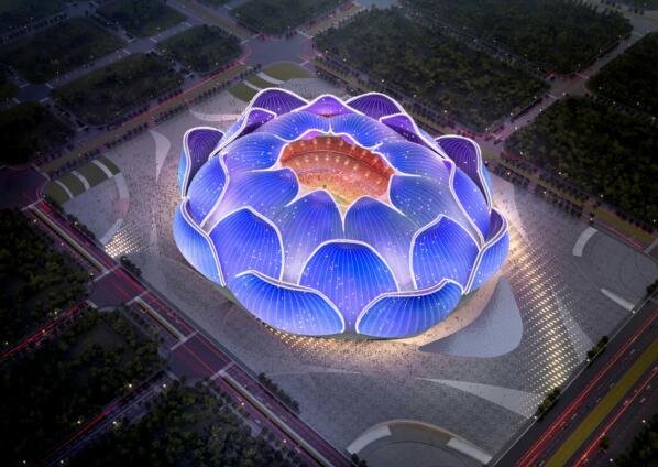 恒大世界级足球场,100万巨型足球场