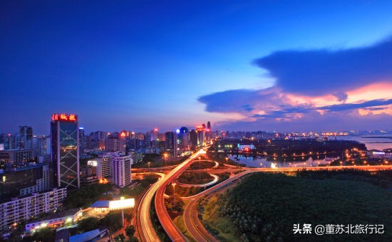 城市简介对比,海口城市航拍