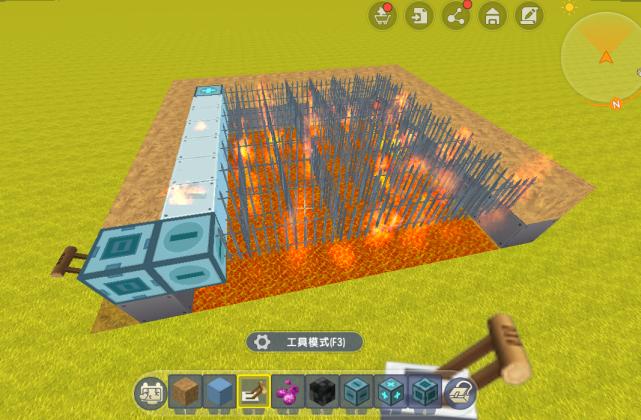 迷你世界自动门教程1.13,迷你世界小型烤箱