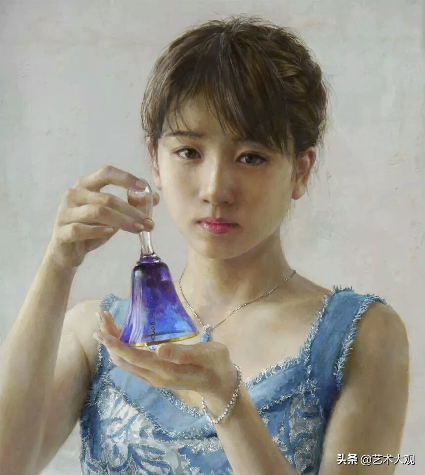 木原和敏人物油画,日本画家超写实人物油画欣赏