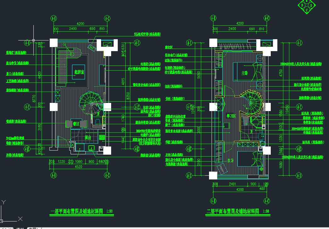 室内设计全套cad图纸图片,室内装修设计图cad大全