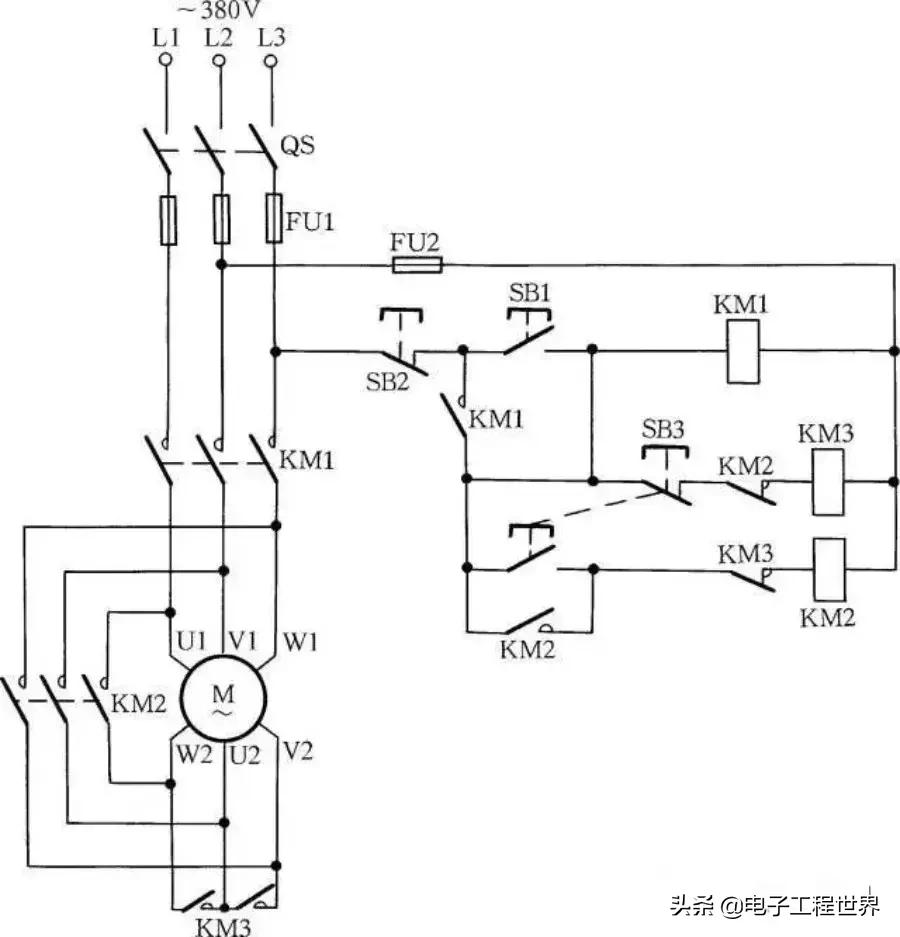 电动机星形和三角形接法降压启动,220v电机可以降压启动电路图