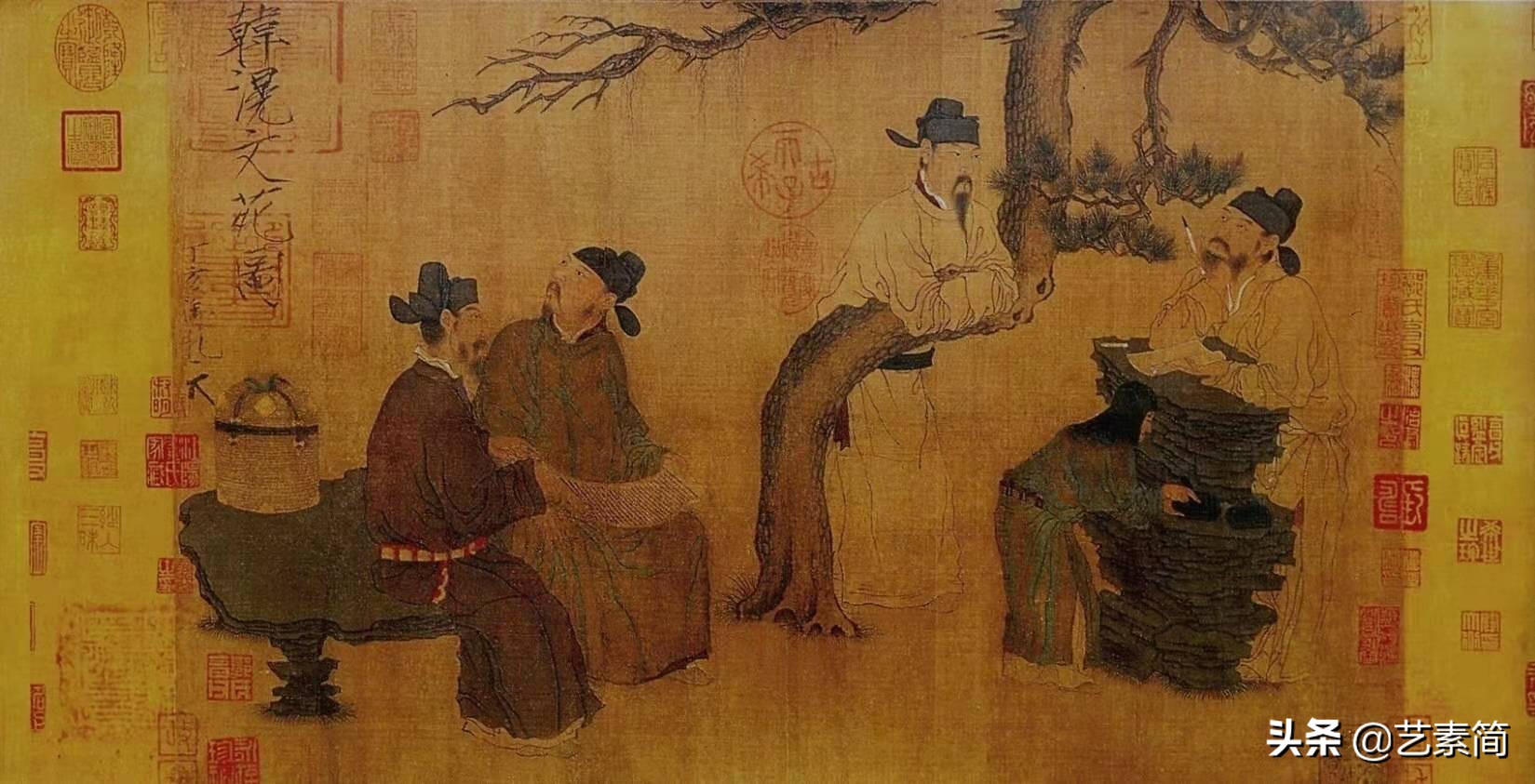 说不清的文化官司--《文苑图》与《琉璃堂人物图》是谁仿了谁？