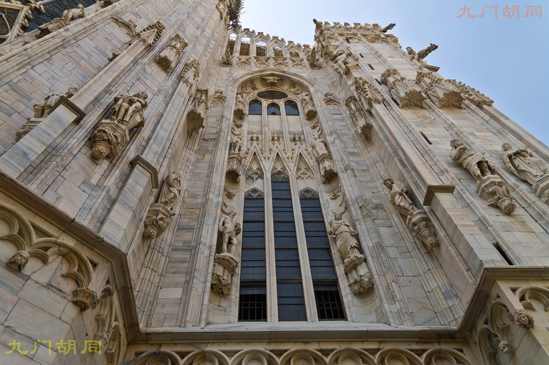 意大利旅游米兰大教堂,欧洲怀旧复古老片意大利