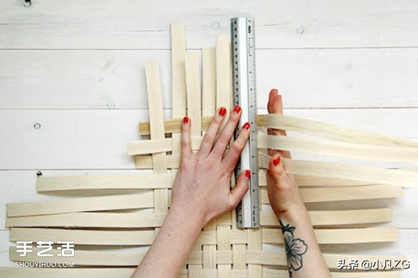 diy藤编收纳筐教程,长方形藤编收纳筐教程