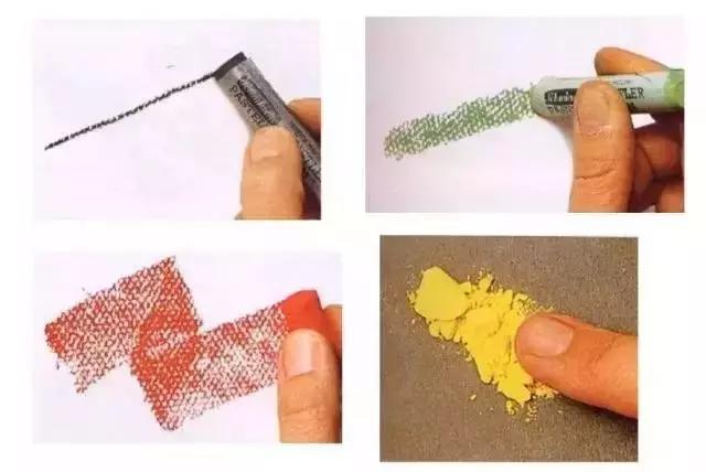 色粉笔技法,色粉笔怎么调各种颜色