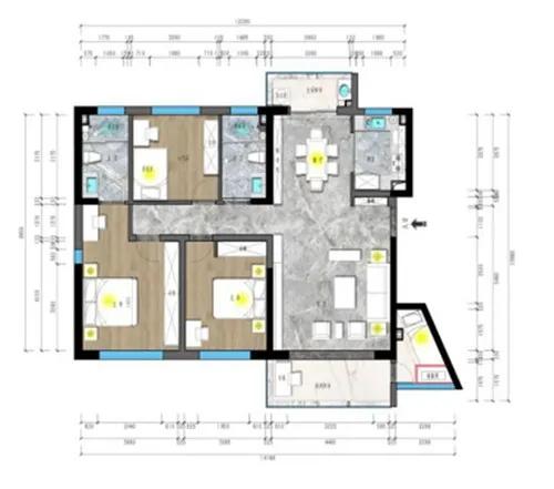 牡丹舸小户型,长沙牡丹舸样板房