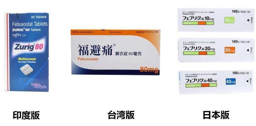 痛风专用药非布司他图片,痛风非布司他