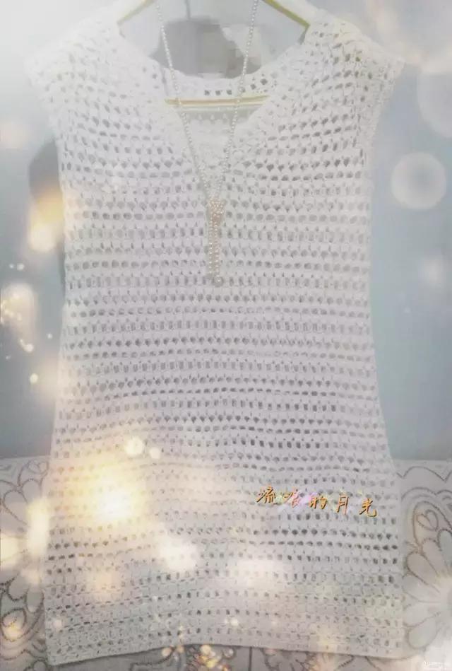 钩针编织女士连衣裙视频图解过程,郁金香钩针连衣裙图案图解