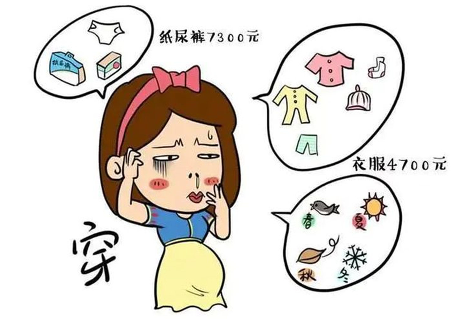 孕妇嫌奶瓶太贵崩溃大哭,孕妈整理待产包