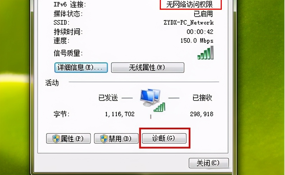 ipv4与ipv6无访问权限,ipv6无网络访问权限怎么解决win7