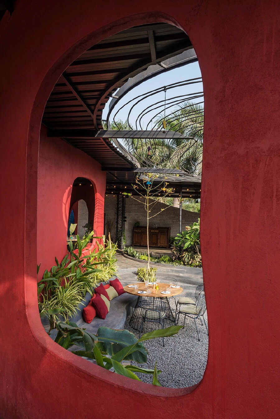 小资情调的花园餐厅,花园餐厅很美