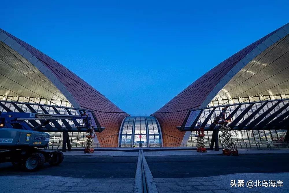北京大兴机场建设进度照片,北京大兴机场内部高清图片