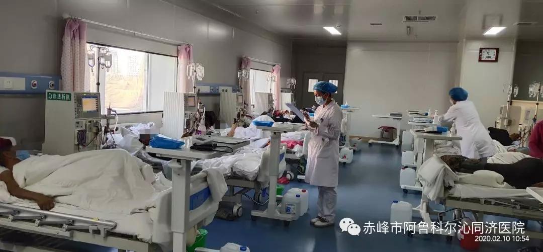 奋战一线的逆行者,同济医院临时血液透析