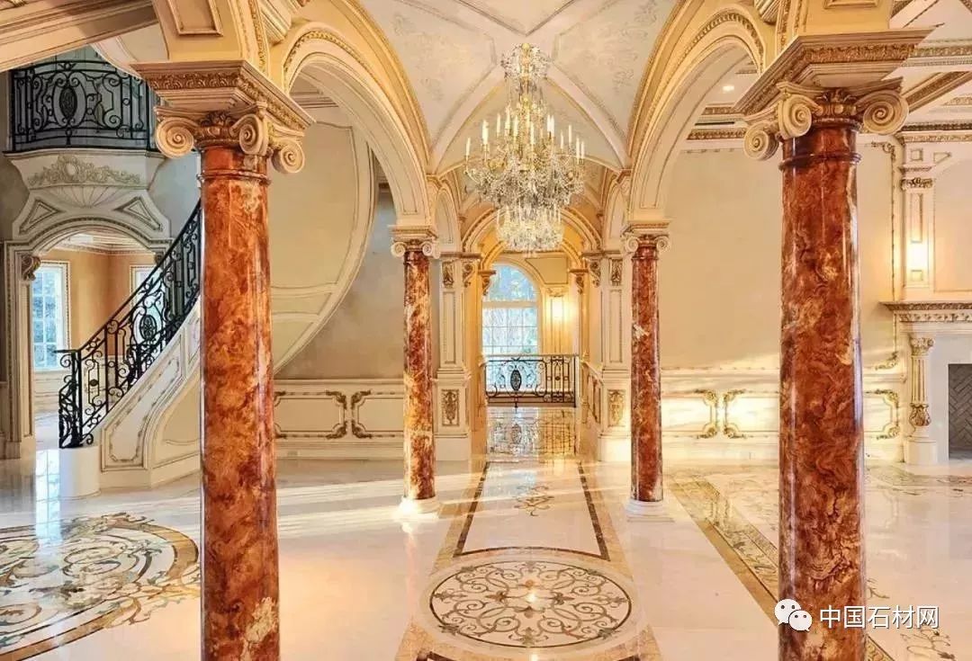 石材水刀加工方法,地面玄关石材水刀拼花效果图